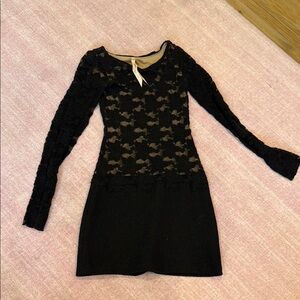 Bailey 44 Black Lace Top